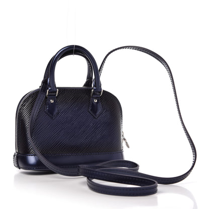 Louis Vuitton Epi Sequins Flame Alma Nano Blue Nuit 3 of 8