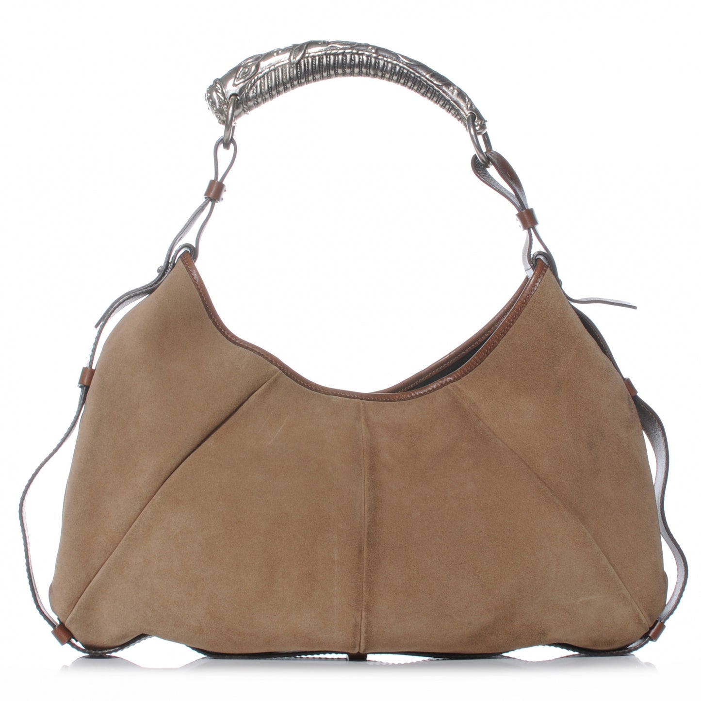 Suede Mombasa Hobo Light Brown