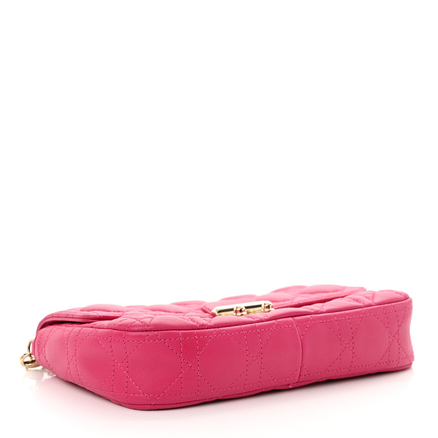 Christian Dior Lambskin Cannage Miss Dior Promenade Pouch Fuchsia 4 of 11