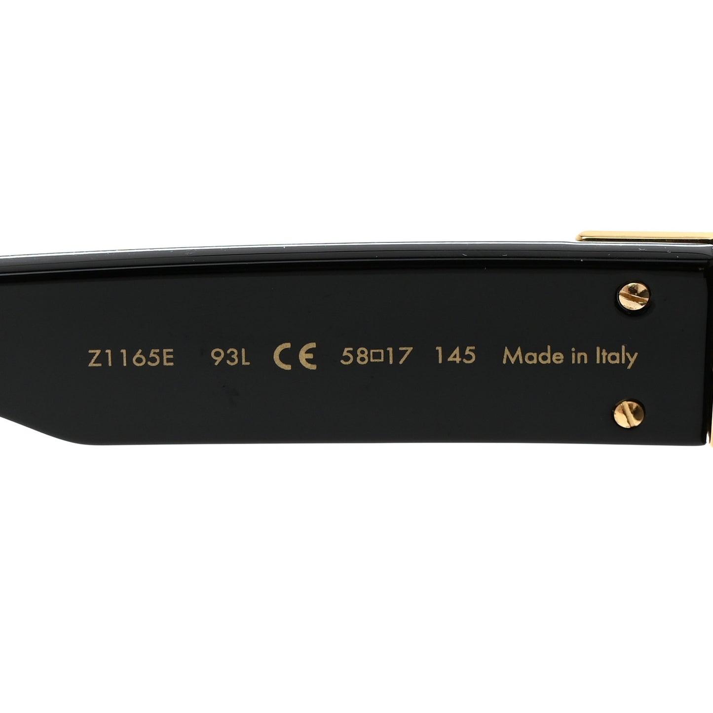 Acetate 1.1 Millionaires Sunglasses Z1165E Black