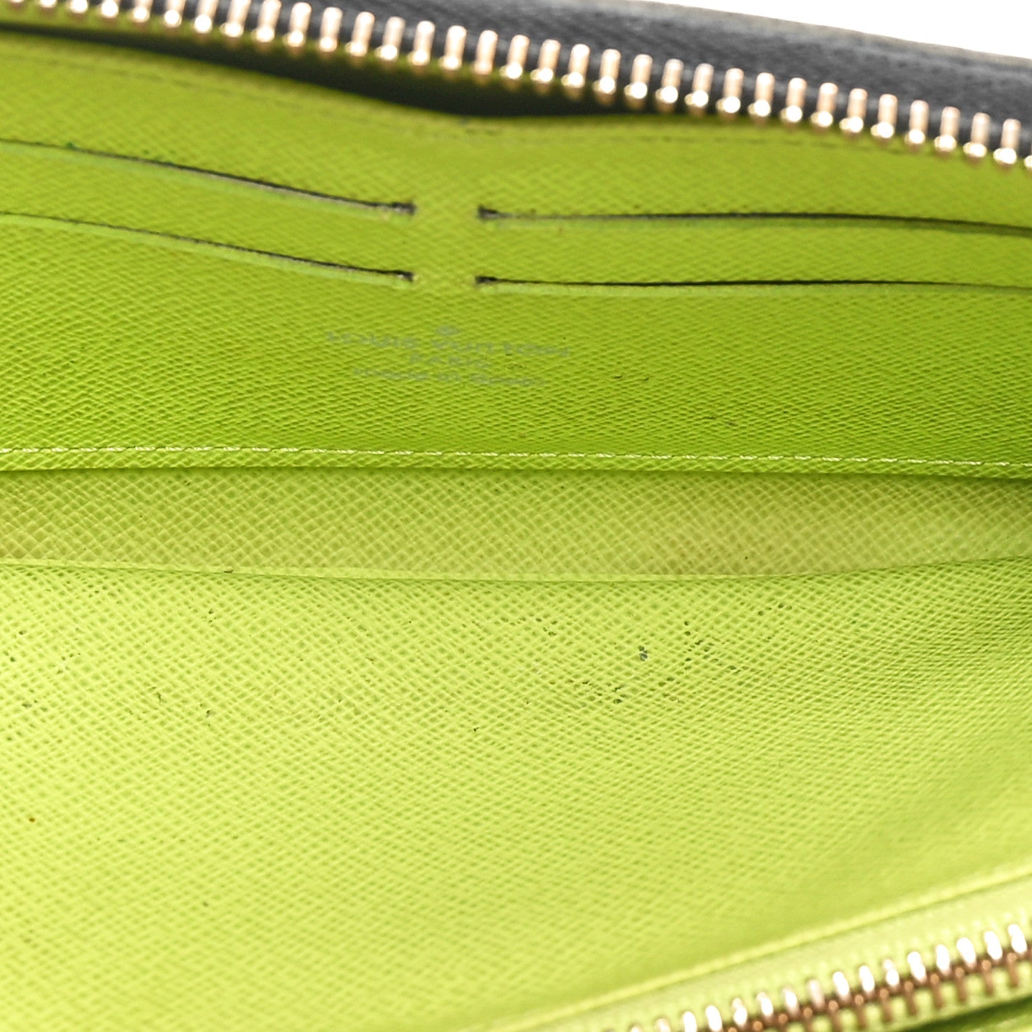 Louis Vuitton Monogram Multicolor Zippy Wallet Black Pistachio 5 of 11