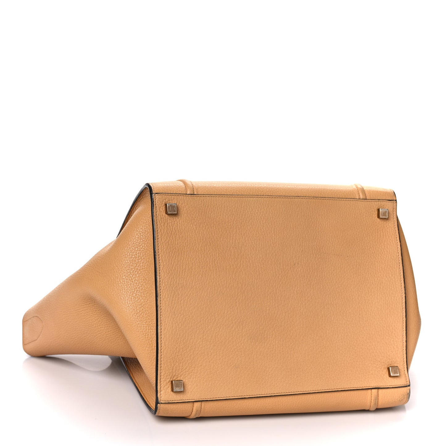 Baby Grained Calfskin Medium Phantom Luggage Camel