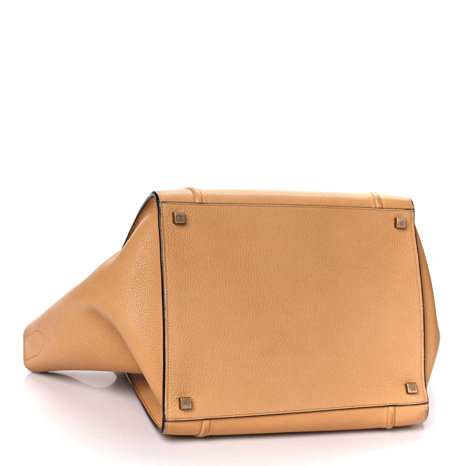 Celine Baby Grained Calfskin Medium Phantom Luggage Camel 4 of 9