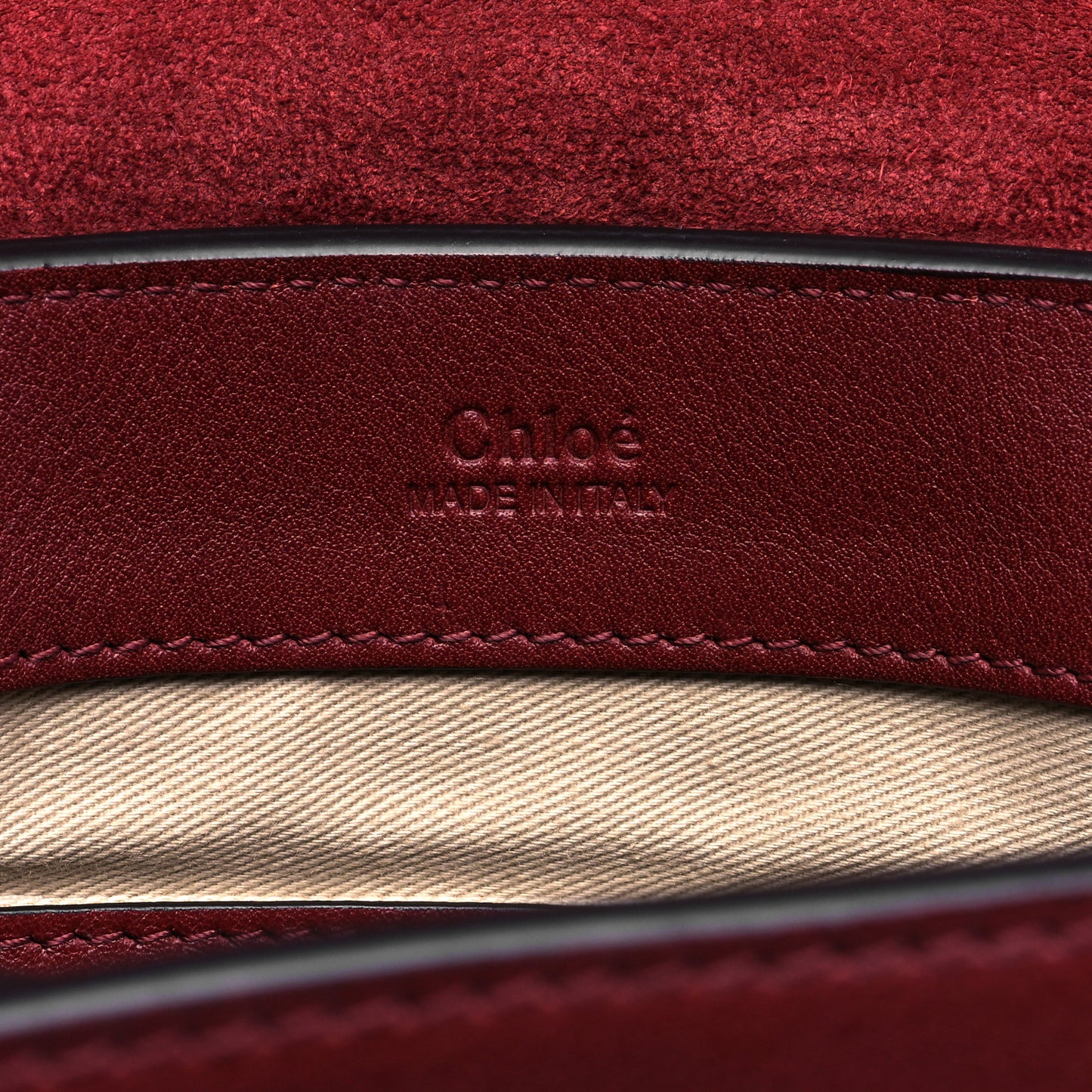 Calfskin Mini Faye Day Shoulder Bag Sienna Red