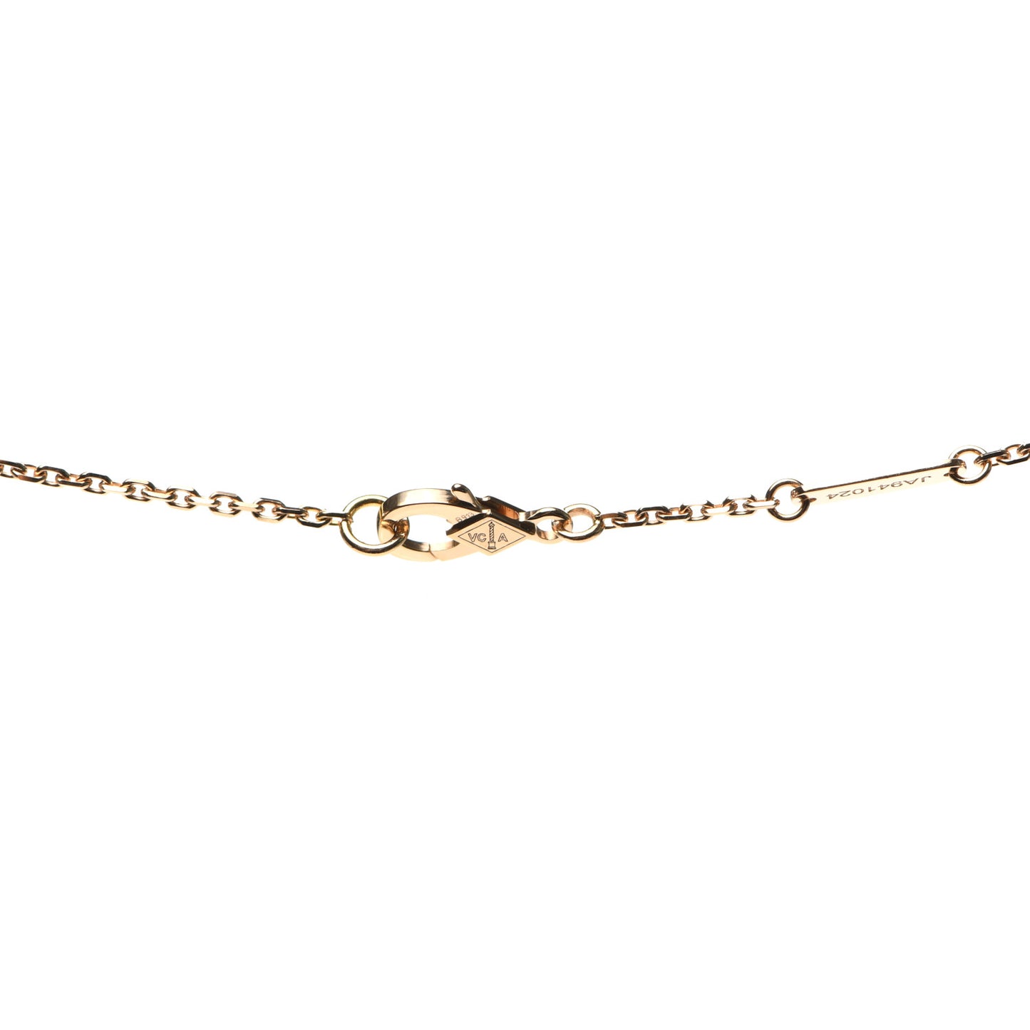 18K Rose Gold Carnelian Perlee Couleurs Pendant Necklace