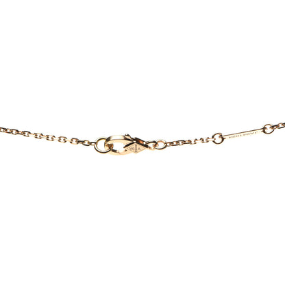 Van Cleef & Arpels 18K Rose Gold Carnelian Perlee Couleurs Pendant Necklace 4 of 7