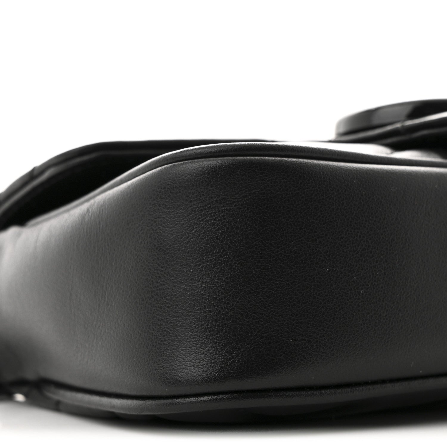 Gucci Calfskin Matelasse Monochrome GG Marmont Chain Belt Bag Black 8 of 9