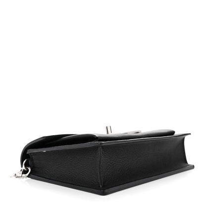 Louis Vuitton Soft Calfskin My Lockme Chain Pochette Black 4 of 11