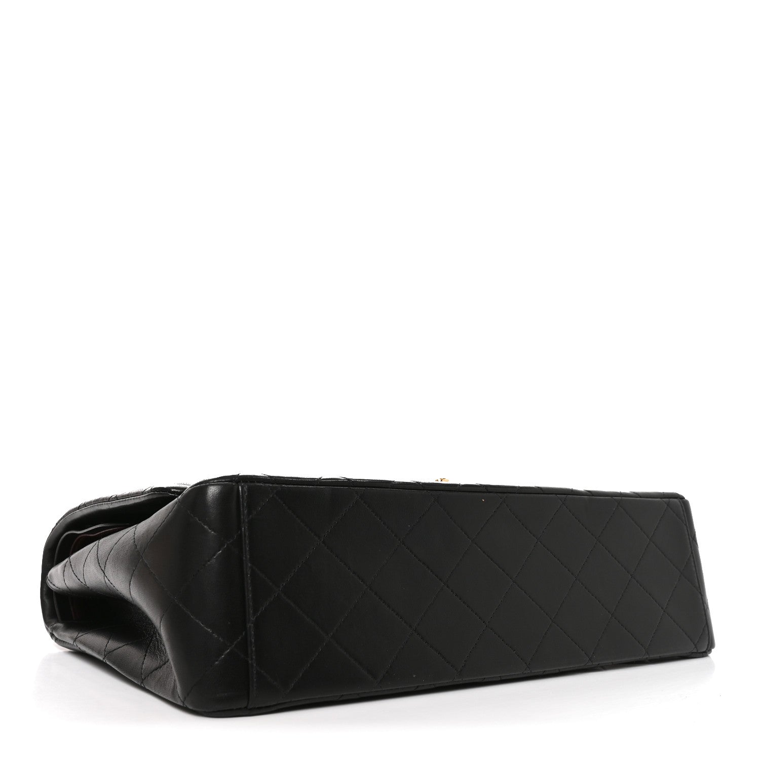 Chanel Lambskin Quilted Maxi Double Flap Black 4 of 10