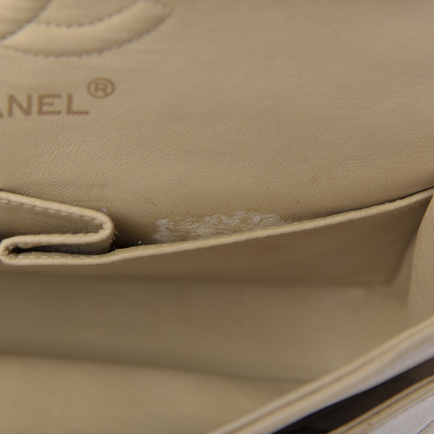 Chanel Lambskin Quilted Small Double Flap Beige 4 of 15