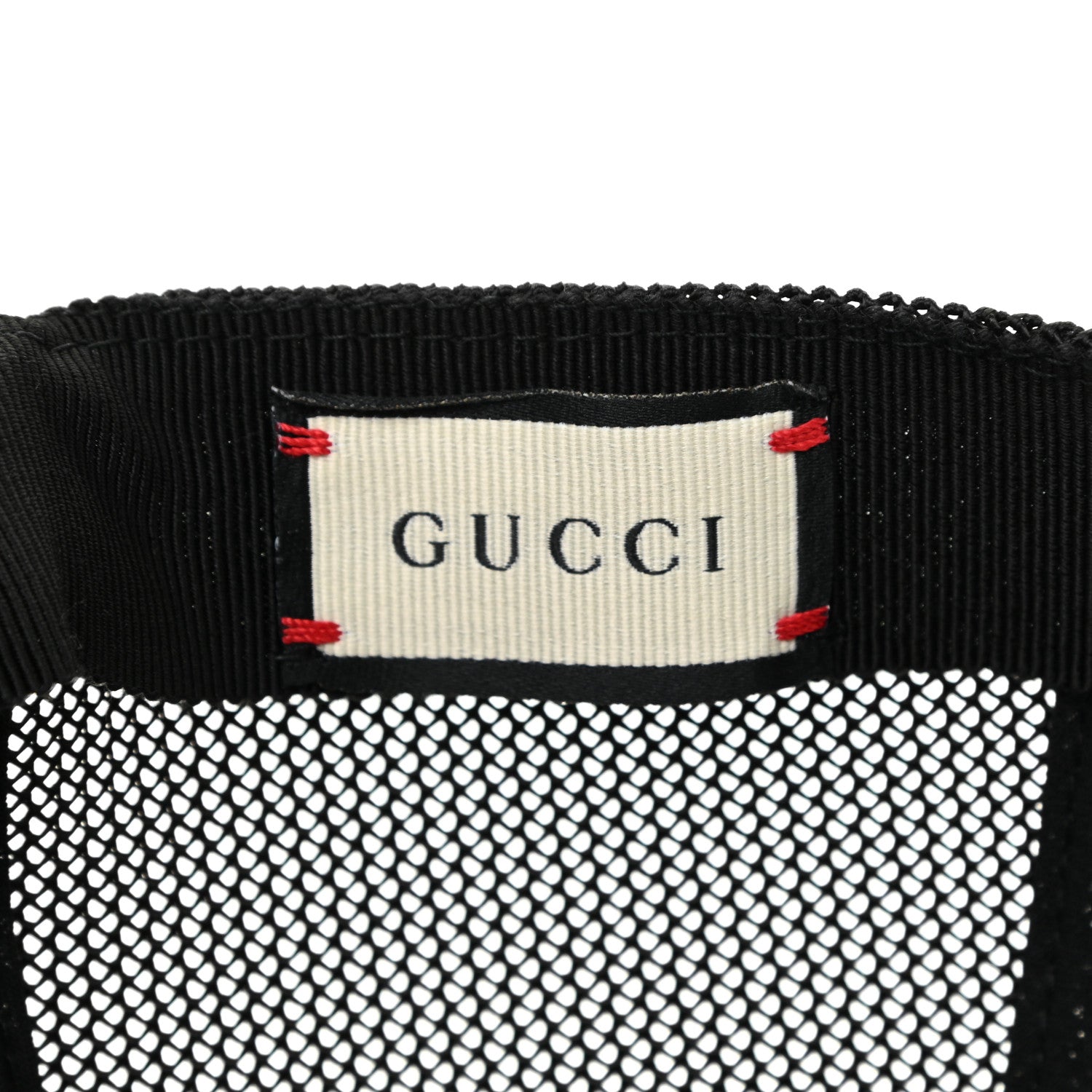 Gucci Grained Calfskin Logo Baseball Hat L Black 5 of 6