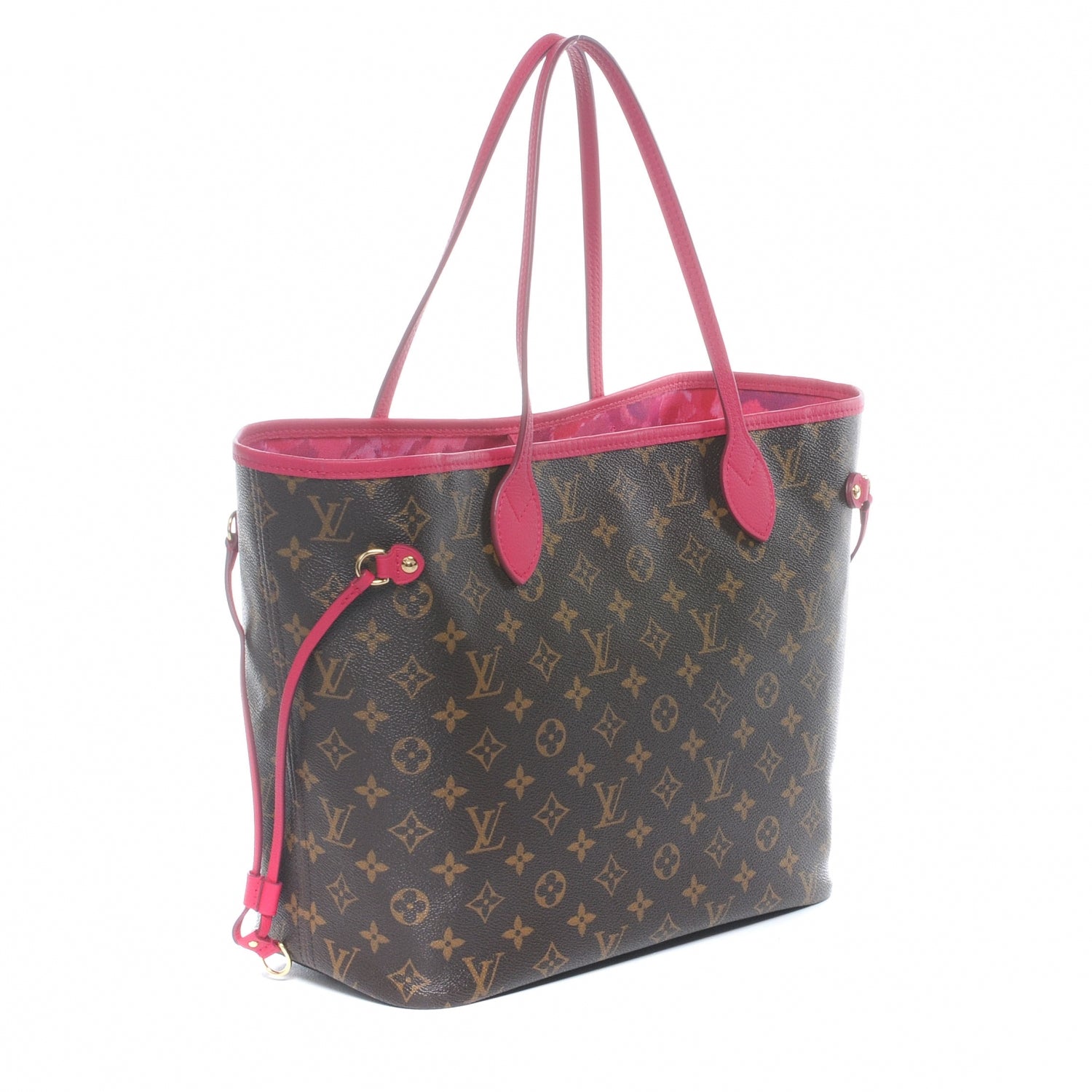 Louis Vuitton Monogram Articles de Voyage Ikat Neverfull MM Rose Indien 3 of 8