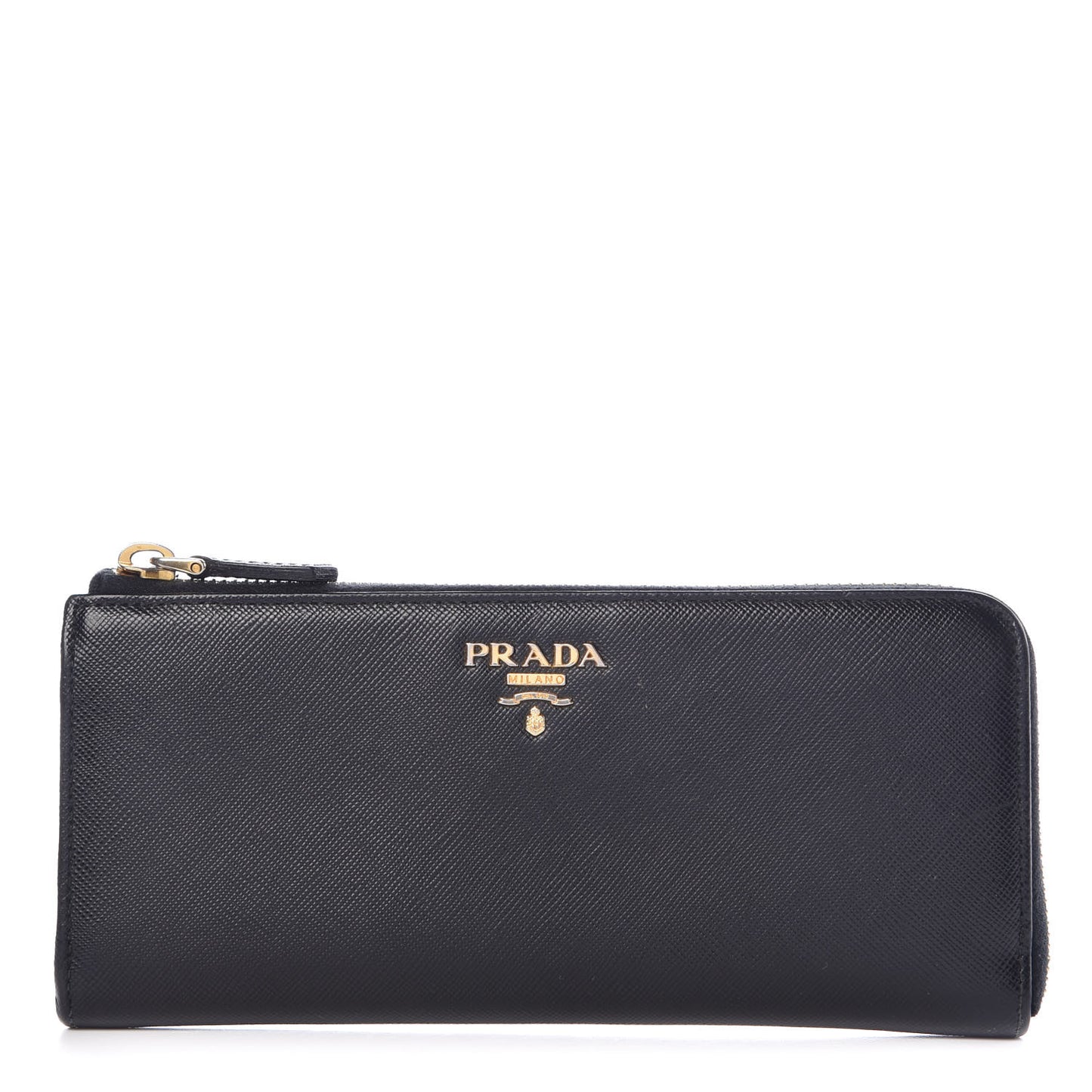 Saffiano Zip Around Wallet Black