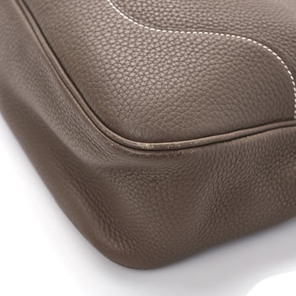 Hermes Taurillon Clemence Sac Trim II 35 Etoupe 10 of 10
