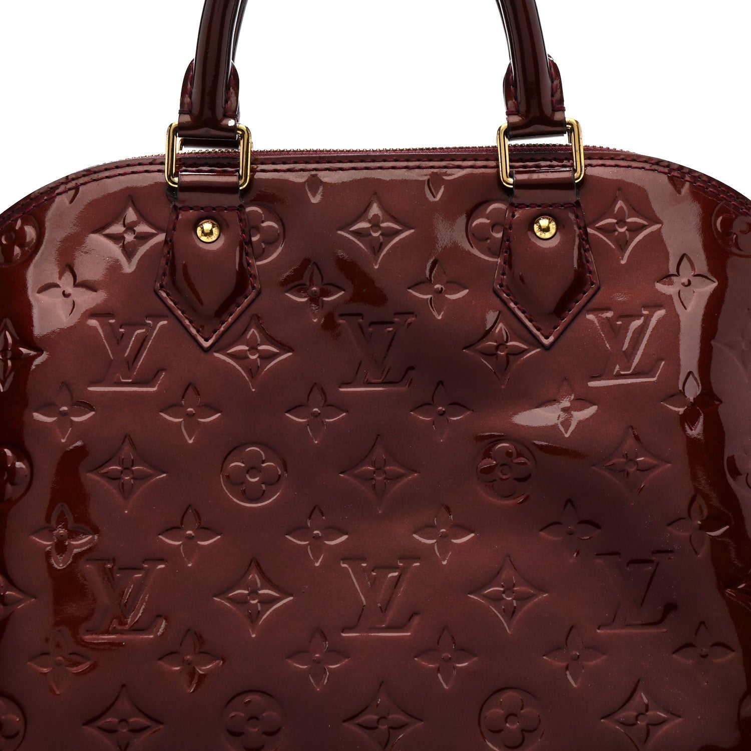 Louis Vuitton Vernis Alma PM Rouge Fauviste 8 of 15