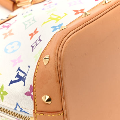 Louis Vuitton Monogram Multicolor Alma White 16 of 17