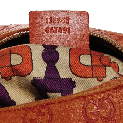 Gucci Guccissima Medium Horsebit Chain Hobo Saffron 6 of 7