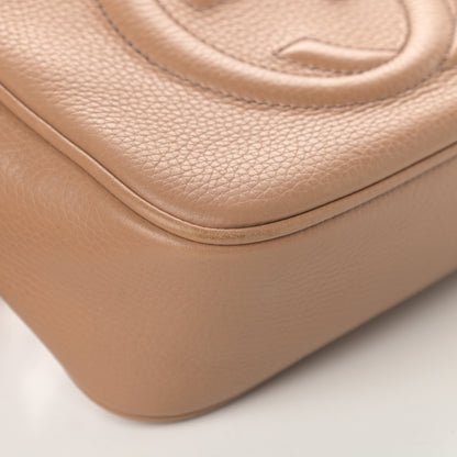 Gucci Pebbled Calfskin Small Soho Disco Bag Camelia 9 of 15