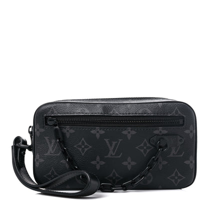 Louis Vuitton Monogram Eclipse Pochette Volga 1 of 7