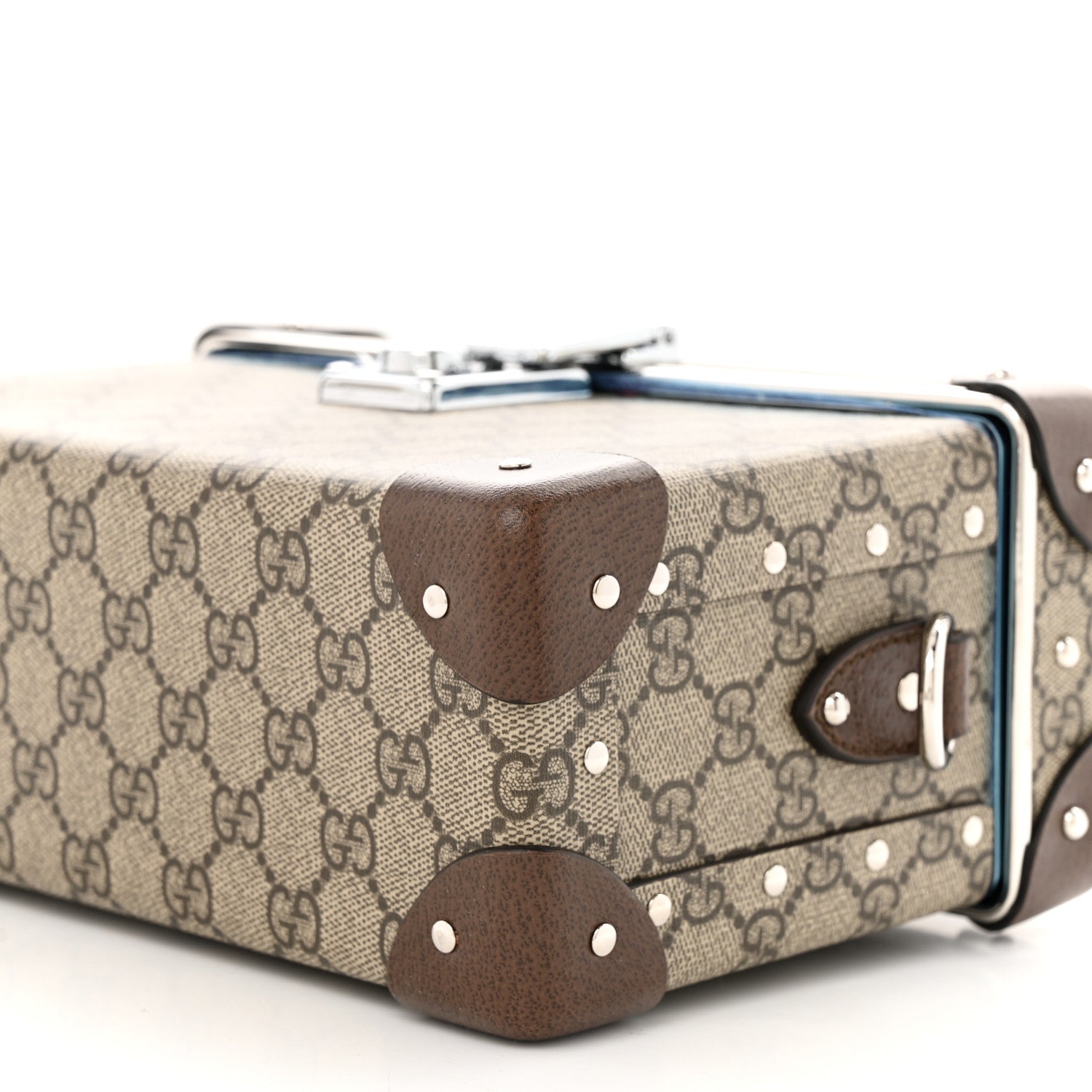 Gucci GG Supreme Monogram Globe-Trotter Beauty Case Brown 10 of 10