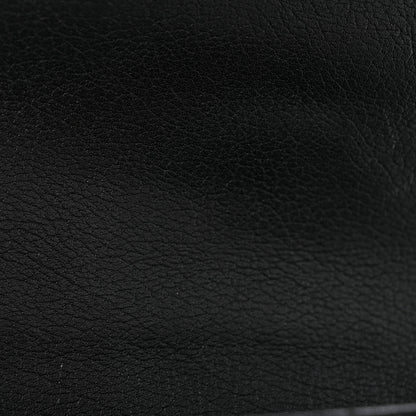 Saint Laurent Sheepskin Matelasse Chevron Monogram Medium College Bag Black 11 of 14
