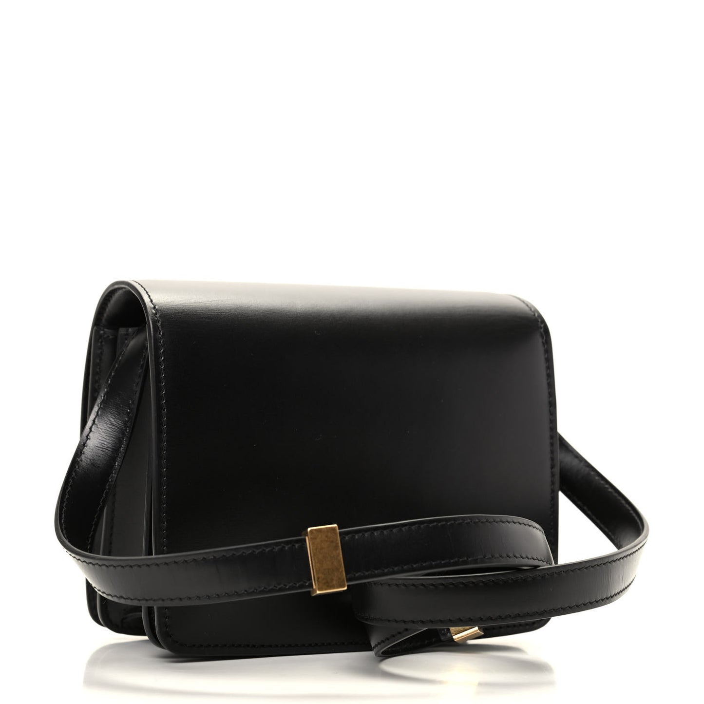 Box Calfskin Small Classic Box Flap Bag Black