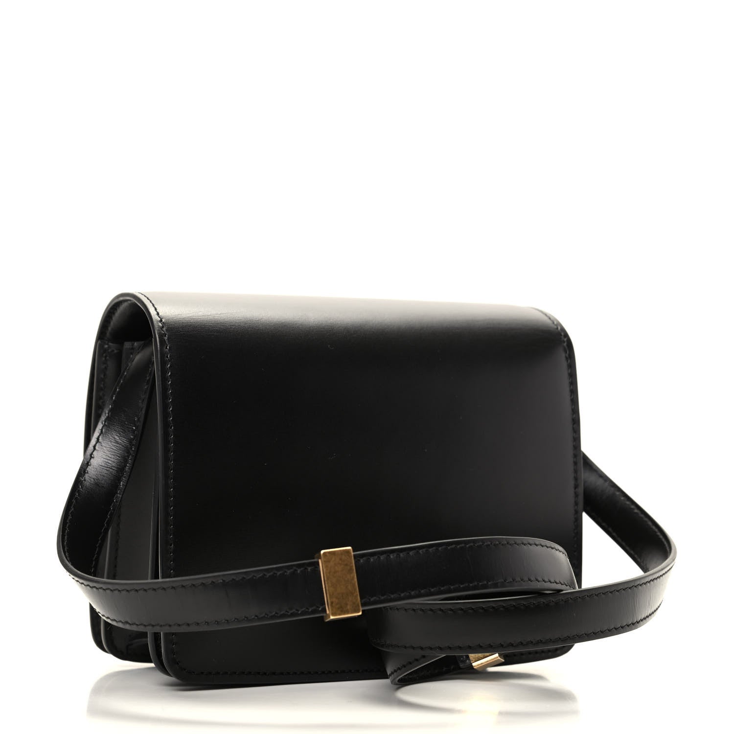 Celine Box Calfskin Small Classic Box Flap Bag Black 3 of 10