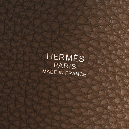 Hermes Taurillon Clemence Picotin Lock 18 PM Etoupe 6 of 11