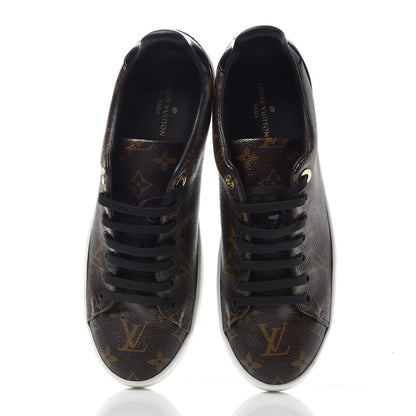 Louis Vuitton Patent Monogram Frontrow Sneakers 41 5 of 10