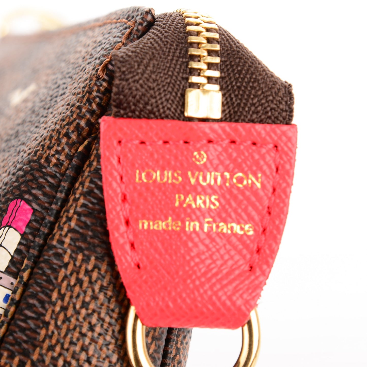 Damier Ebene 2016 Christmas Animation Mini Pochette Accessories
