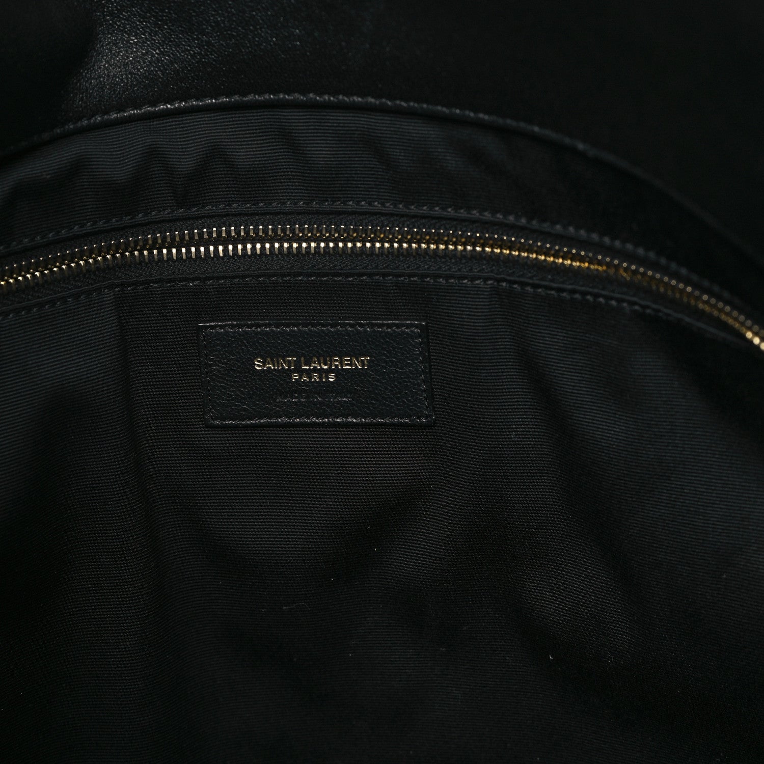 Saint Laurent Lambskin Quilted Maxi Icare Shopping Tote Black 7 of 13