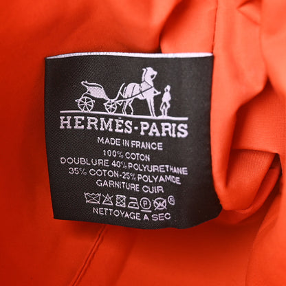 Hermes Cotton Canvas Mini Bolide Travel Cosmetic Pouch Black 12 of 16