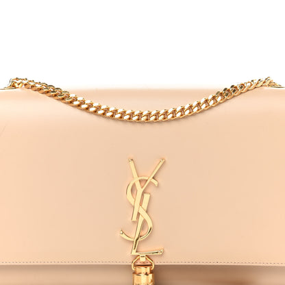 Saint Laurent Smooth Calfskin Medium Classic Monogram Kate Tassel Satchel Nude Powder 12 of 13