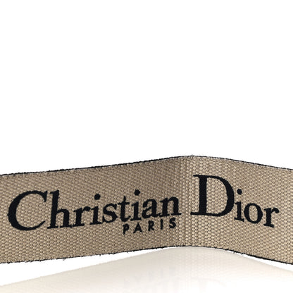 Christian Dior Canvas Embroidered Shoulder Strap Blue 6 of 12