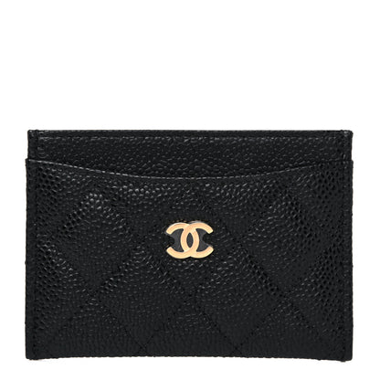 Chanel Caviar Quilted Card Holder Black 1 of 8