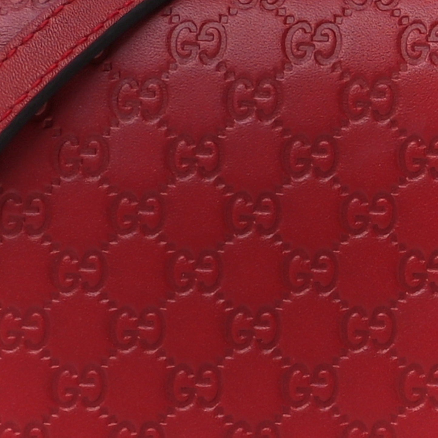 Microguccissima Crossbody Wallet Red