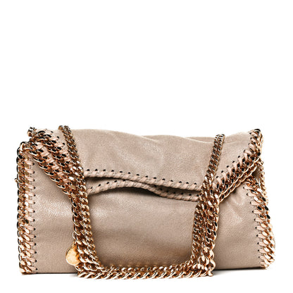 Stella McCartney Mini Falabella Fold Over Tote Clotted Cream 1 of 13