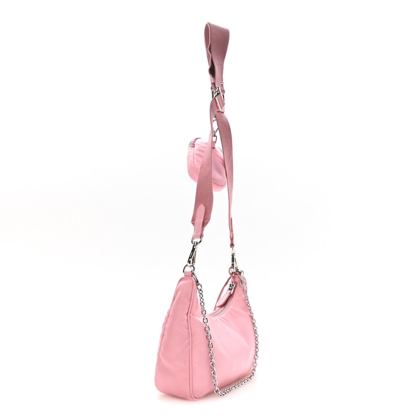 Nylon Re-Edition 2005 Shoulder Bag Alabastro