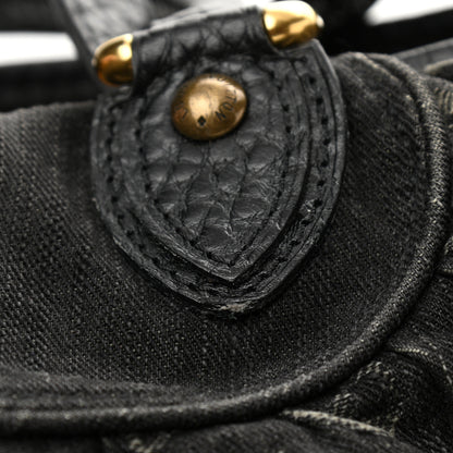 Louis Vuitton Denim Neo Cabby GM Black 11 of 12