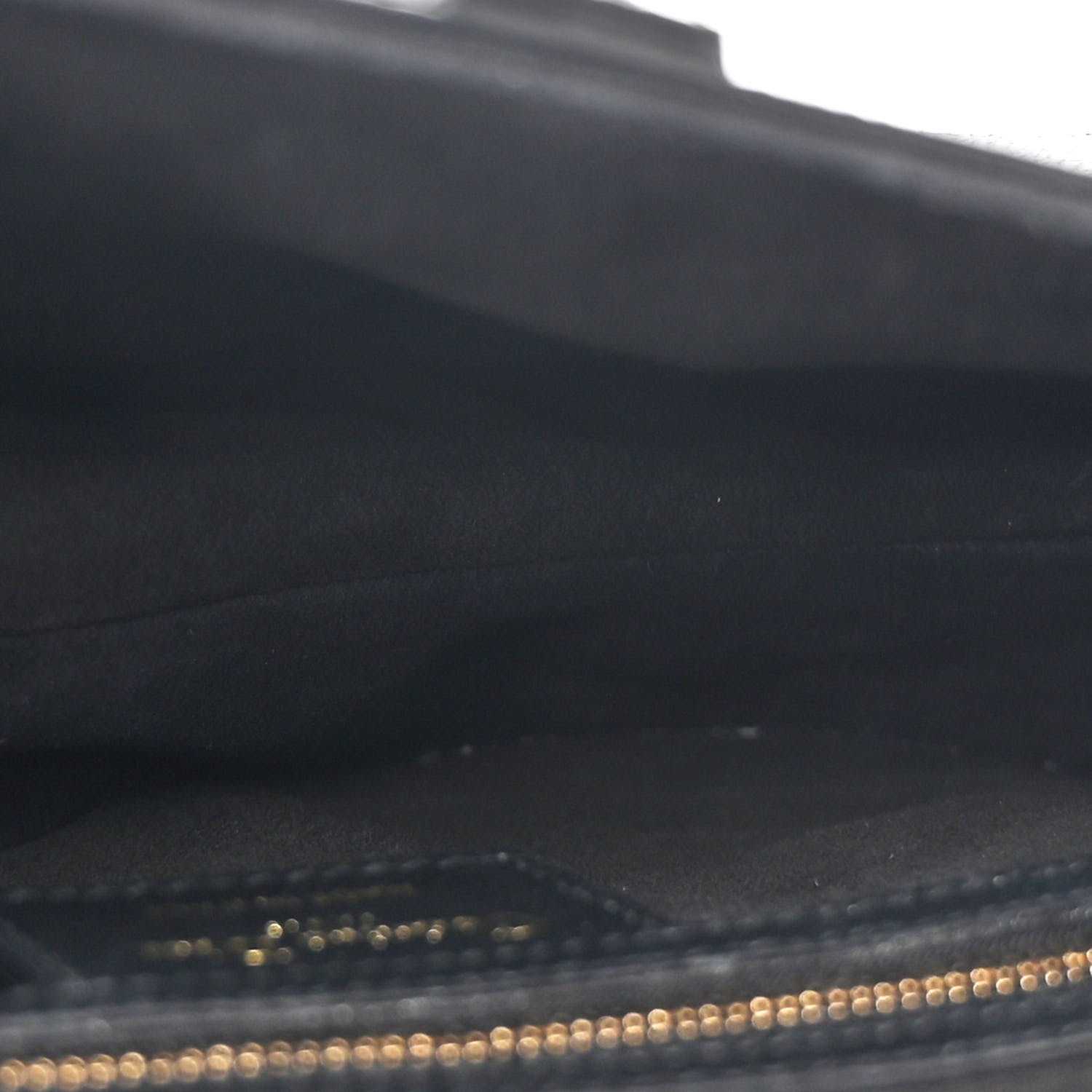 Christian Dior Grained Calfskin Saddle Bag Black 5 of 10
