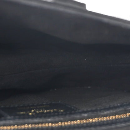 Christian Dior Grained Calfskin Saddle Bag Black 5 of 10