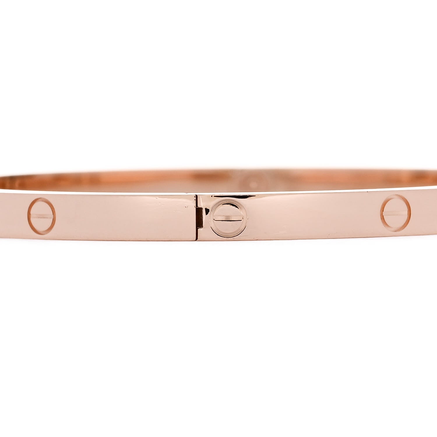 Cartier 18K Pink Gold Small LOVE Bracelet 17 5 of 8