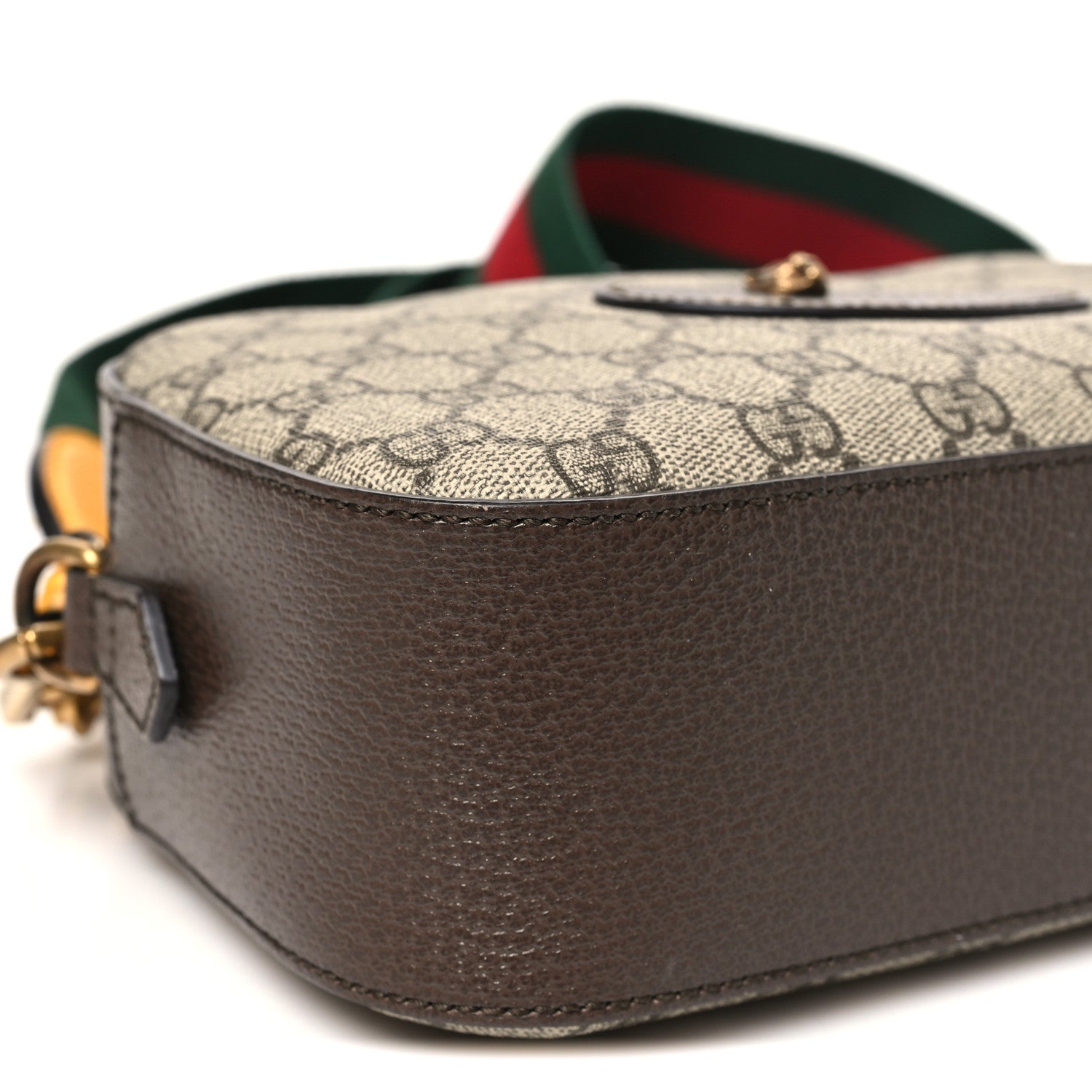 Gucci GG Supreme Monogram Web Neo Vintage Shoulder Bag Beige New Acero Crop 10 of 12