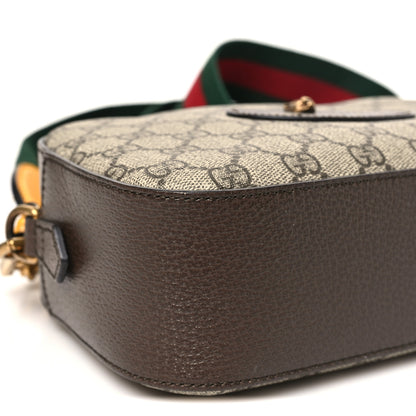 Gucci GG Supreme Monogram Web Neo Vintage Shoulder Bag Beige New Acero Crop 10 of 12