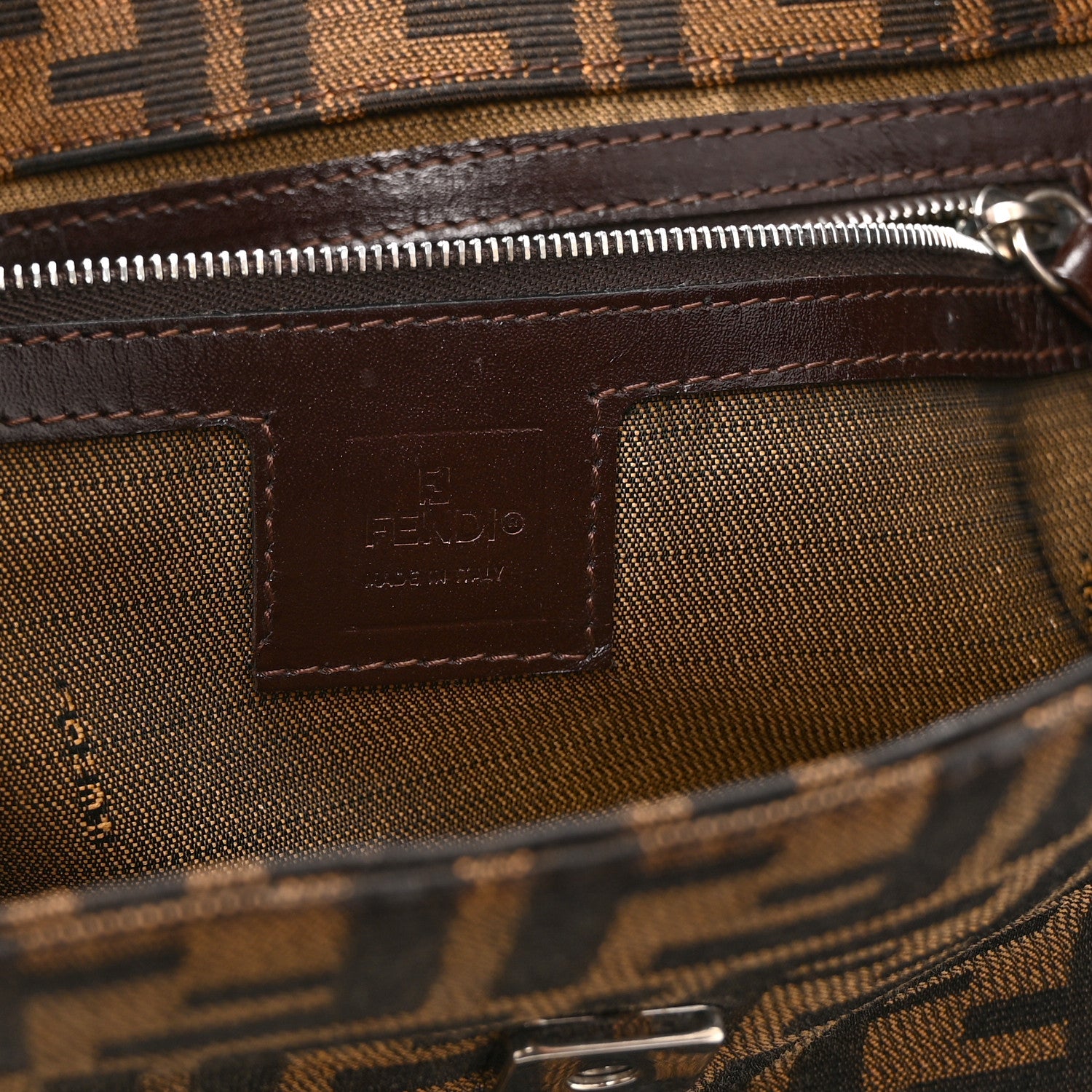 Fendi Zucca Shopping Tote Tobacco 7 of 11