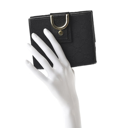 Gucci Monogram Abbey Compact Wallet Black 2 of 9