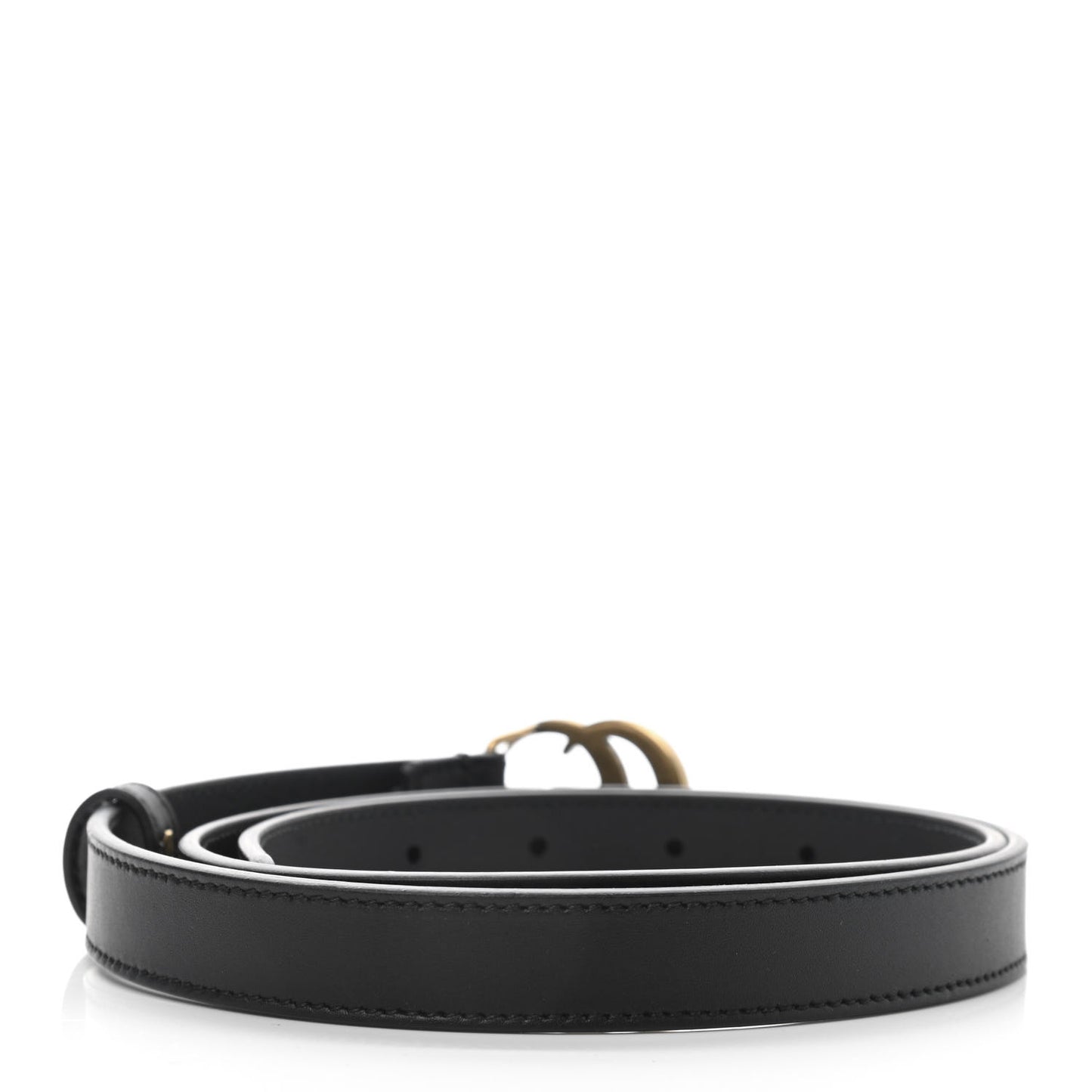 Calfskin Double G 20mm Belt 85 34 Black