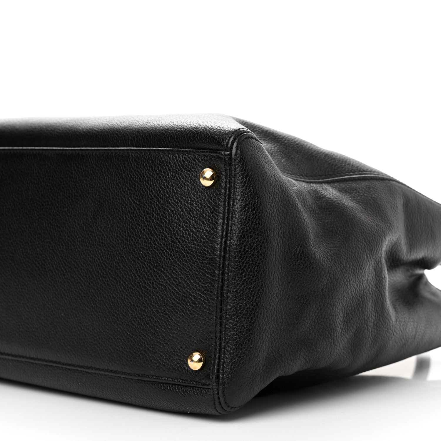 Chanel Calfskin Cerf Executive Shopper Tote Black 11 of 16