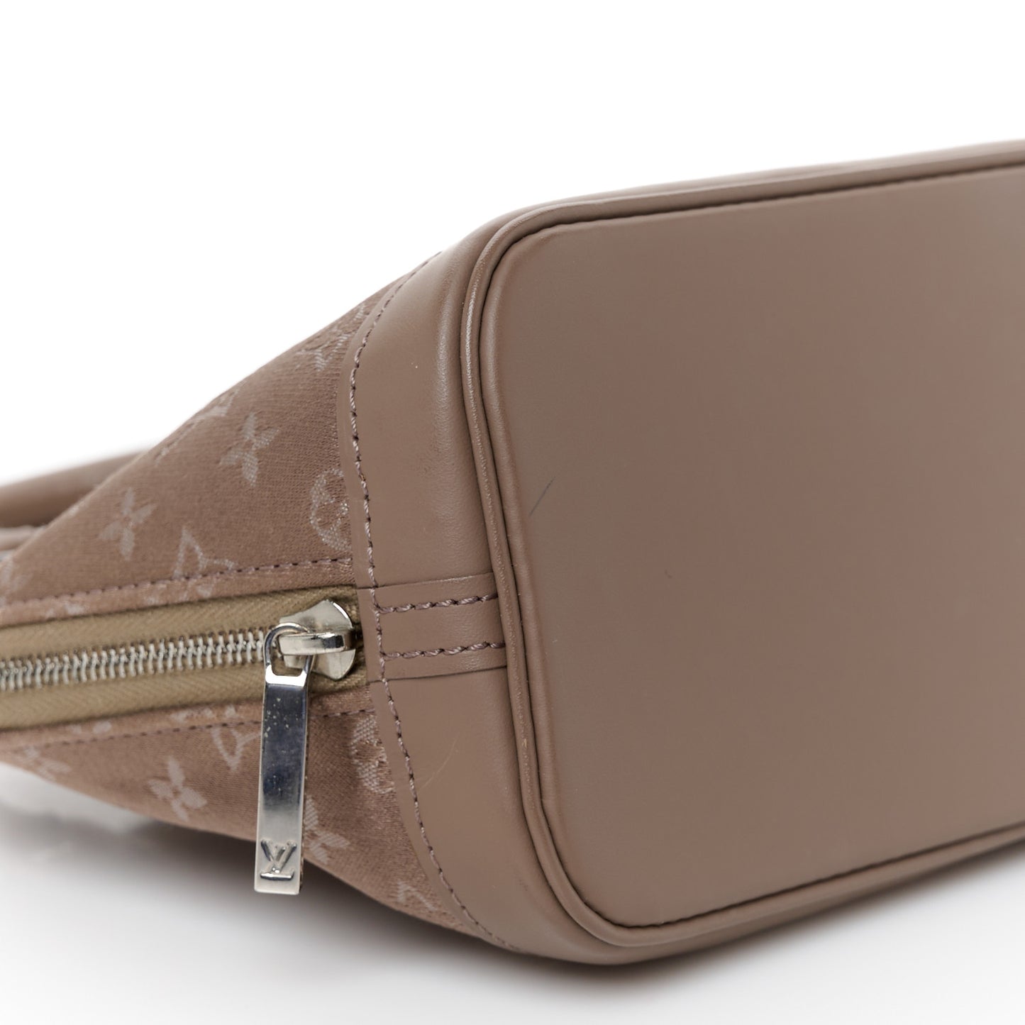 Satin Monogram Little Alma Taupe