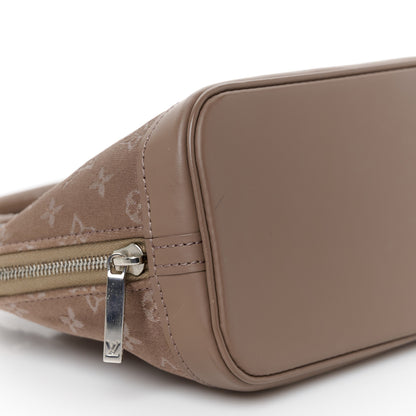 Louis Vuitton Satin Monogram Little Alma Taupe 8 of 9